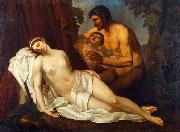 Annibale Carracci Venus inebriated by a Satyr Sweden oil painting artist